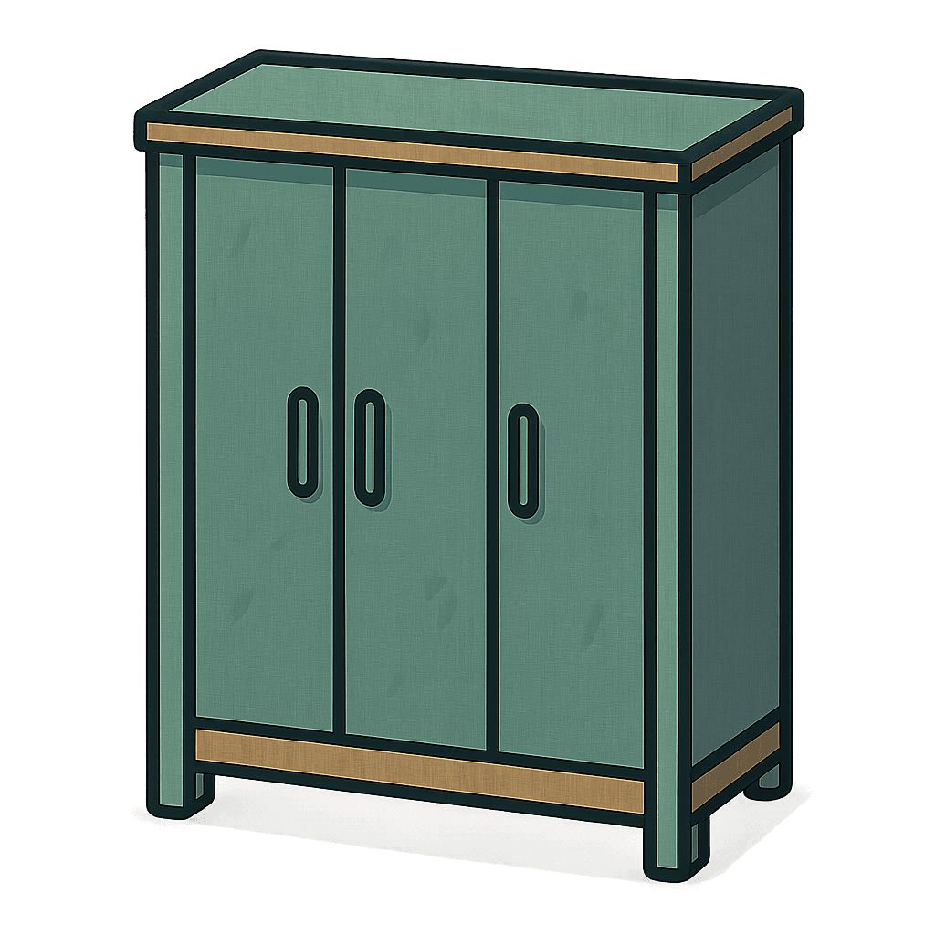 3-Door Wardrobe