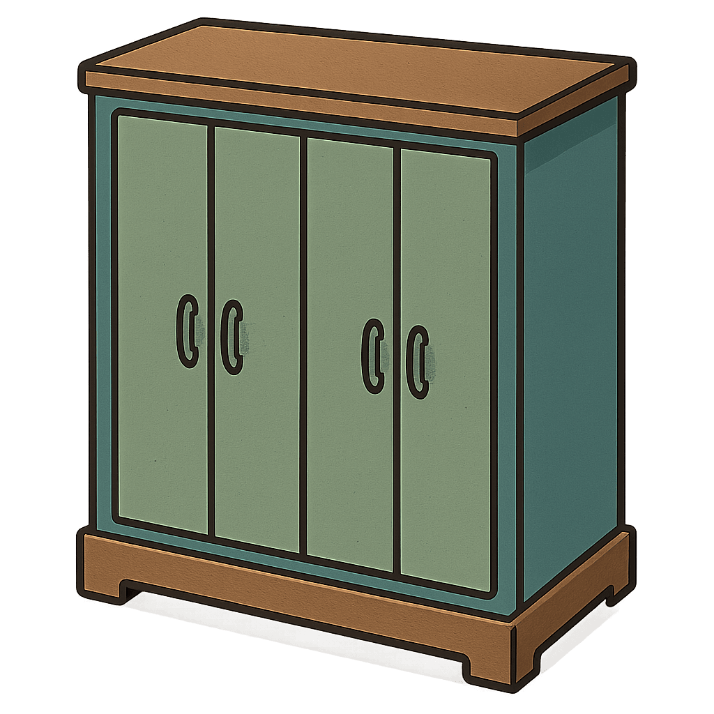 4-Door Wardrobe
