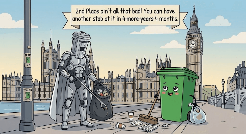 Bins Unite: A Rubbish Result for Count Binface (And We Mean That Fondly)