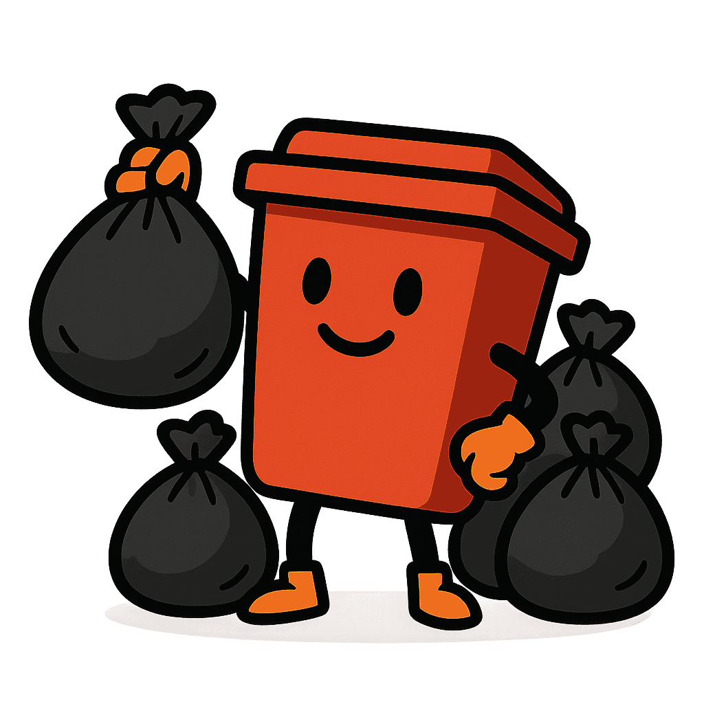 Black bin bags